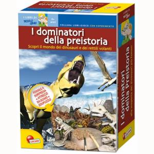 libro il mondo dei dinosauri con kit di esperimento per trovare un fossile di dinosauro 14,50 kidme.it