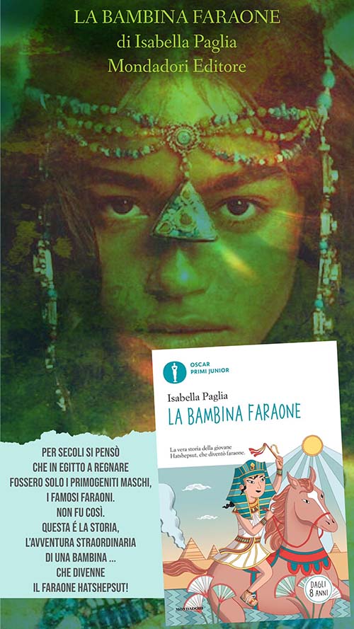 Copertina del libro La bambina faraone di Isabella Paglia, Mondadori