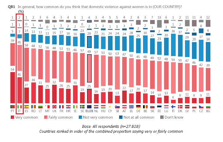 IMMAGINE Quanto è comune la violenza domestica