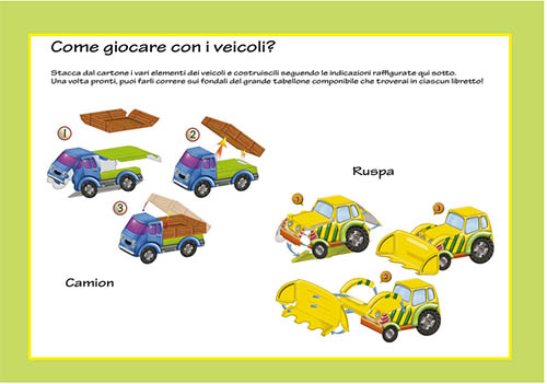  costruire camion e ruspa