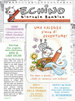 Echino giornale bambino