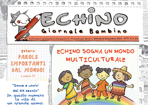 Echino giornale bambino