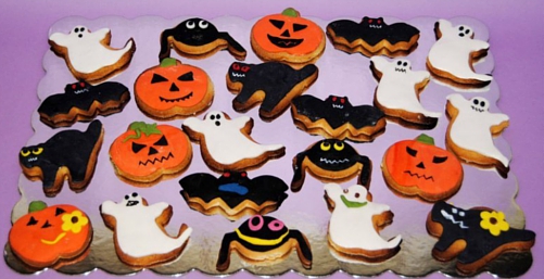 Biscotti di frolla per Halloween fatti da Pea