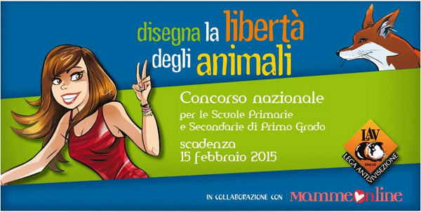 Disegna la libertà degli animali, concorso LAV - Mammeonline