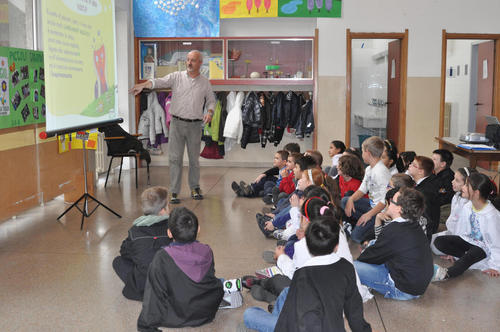 Natura che cura, lezione in classe