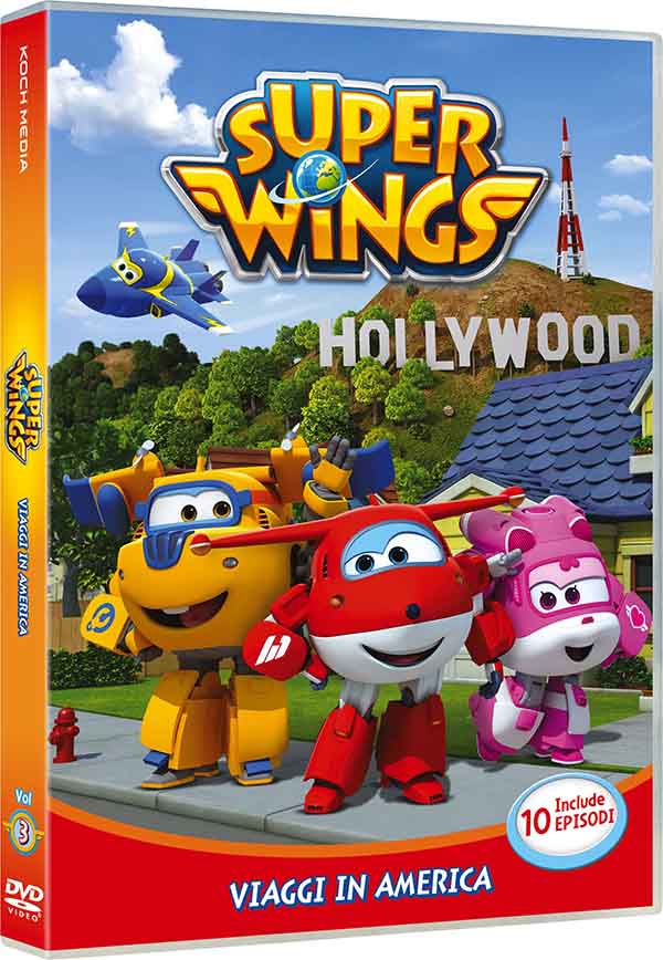 immagine della copertina dvd Super Wings Viaggi in America 