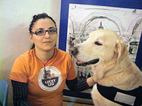 Teresa Albergo con il suo cane - Il Metodo LuckyLeo®